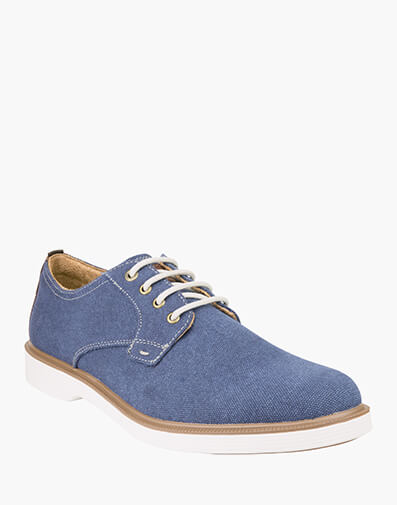 Supacush Canvas Plain Toe Derby in NAVY for $69.80