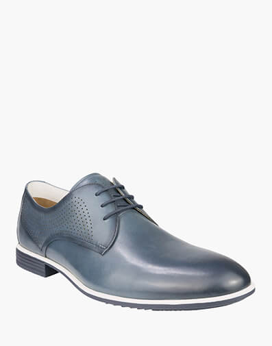 Avalon Perf Plain Toe Derby in OCEAN for $99.80