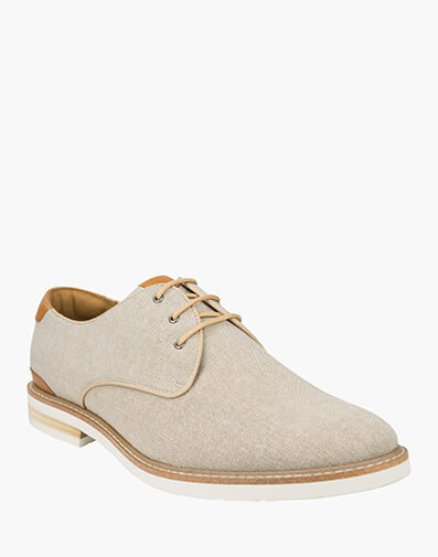 Highland Canvas Plain Toe Derby in SAND for $149.95