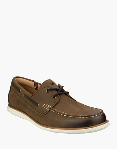 Atlantic 2 Eye Casual Boat Shoe in BROWN for $99.80