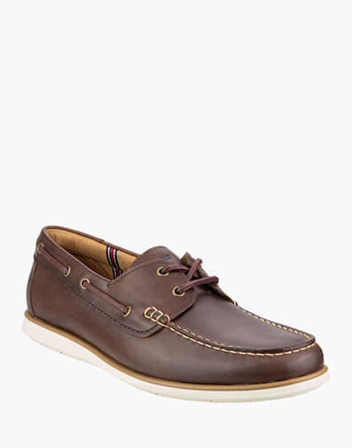 Atlantic 2 Eye Casual Boat Shoe in REDWOOD for $139.97