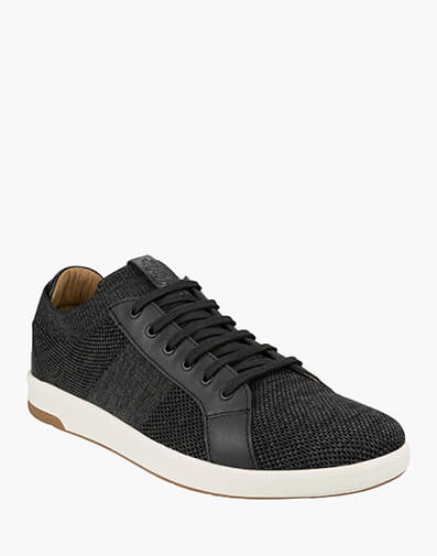 Crossover Knit Lace To Toe Sneaker in BLACK for $179.95