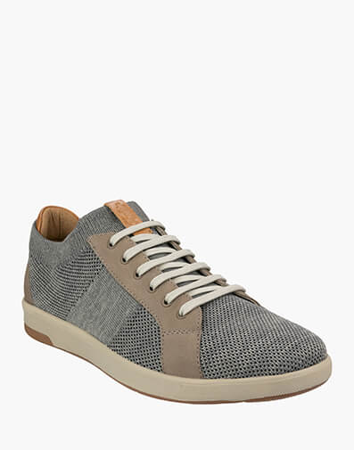 Crossover Knit Lace To Toe Sneaker in STONE for $109.80