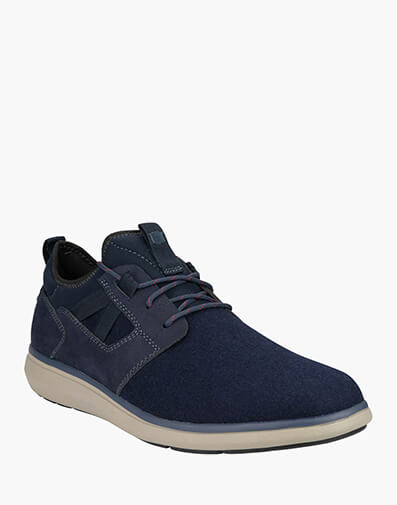 Venture Wool Plain Toe Lace Up Sneaker in NAVY for $59.80