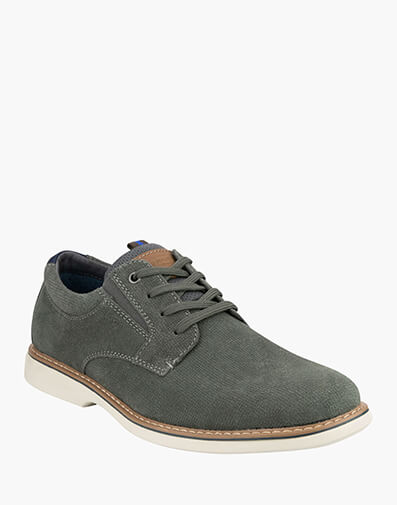 Otto Plain Ox Plain Toe Oxford in GREY for $89.95