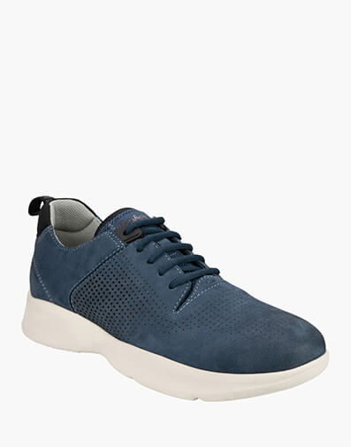 Studio Perf Toe Lace Up Sneaker in NAVY for $89.80