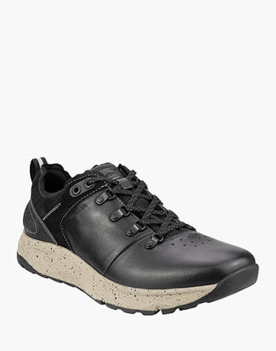 Treadlite Plain Plain Toe Lace Up Sneaker in BLACK for $89.80