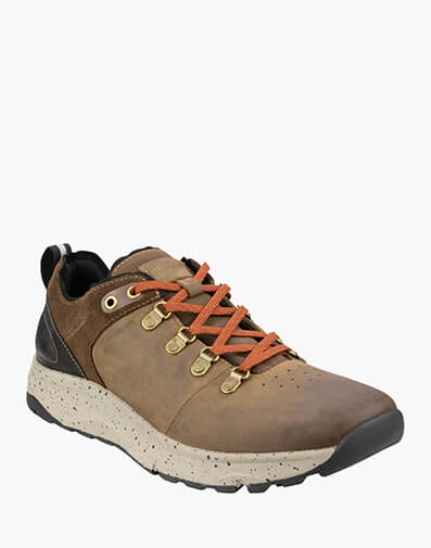 Treadlite Plain Plain Toe Lace Up Sneaker in BROWN for $89.80
