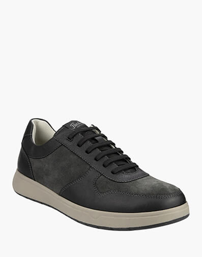 Heist Moc Sneaker Moc Toe Lace Up Sneaker in BLACK for $109.80