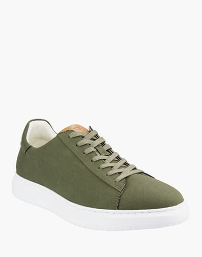 Premier Canvas Lace To Toe Sneaker  in OLIVE for $159.95