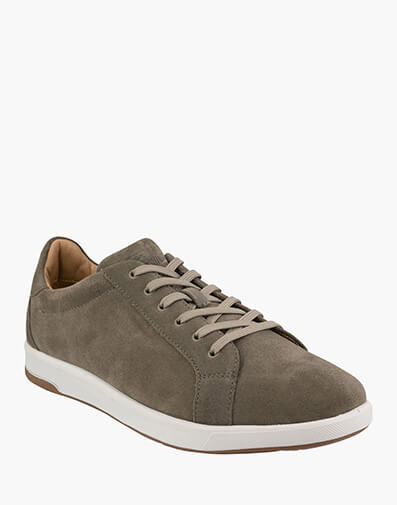 Crossover Plain Plain Lace To Toe Sneaker  in MUSHROOM for $149.95