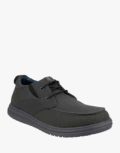 Brew City Canvas Canvas Moc Toe Elastic Lace  in BLACK for $49.80