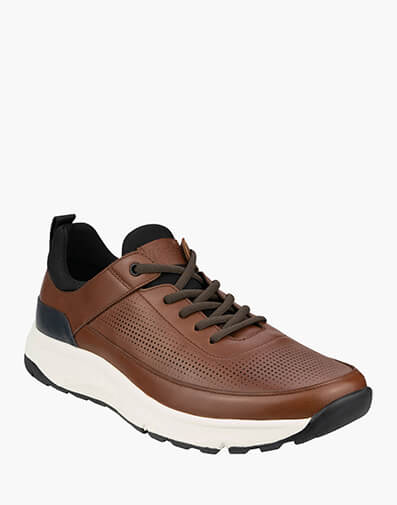 Satellite Perf Lace Up Sneaker in COGNAC for $109.80