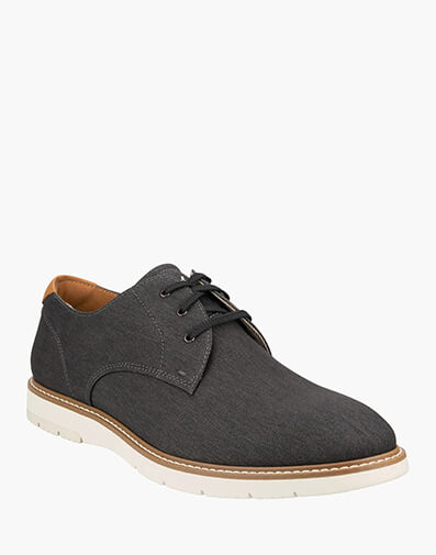Vibe Canvas Plain Toe Derby  in BLACK for $169.95