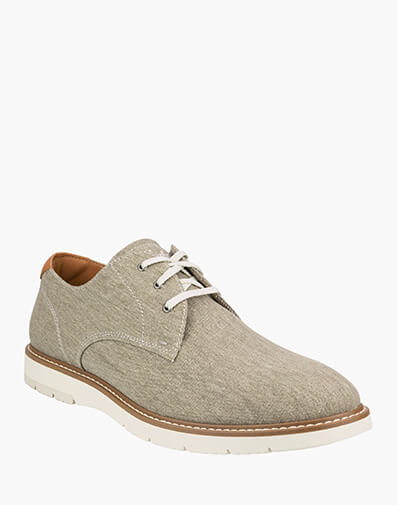 Vibe Canvas Plain Toe Derby  in TAUPE for $169.95