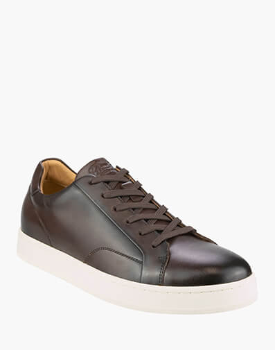 Monopoli Lace To Toe Sneaker in DARK BROWN for $209.95