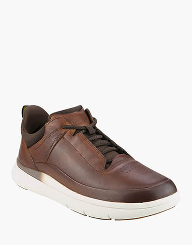 Fortress Sneaker Slip On Perf Toe Elastic Sneaker in BROWN for $219.95