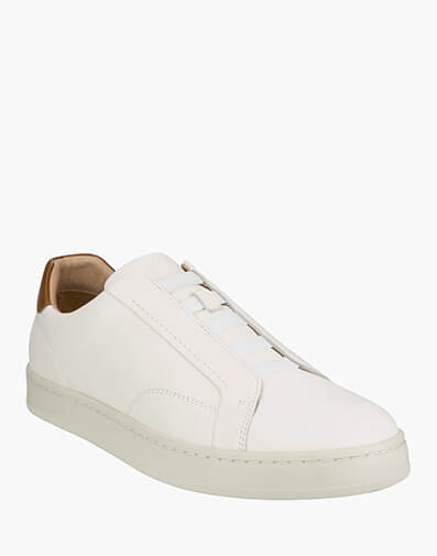 Monopoli Slip On  Elastic Lace To Toe Sneaker in CREAM for $209.95