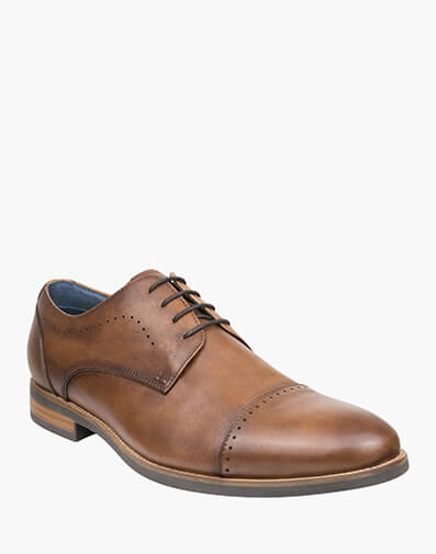 Cirrus Cap Toe Derby in DARK TAN for $119.80