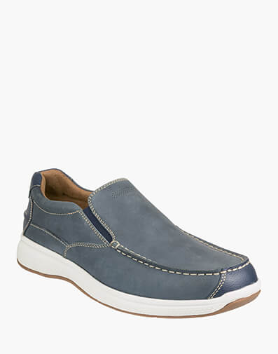 Great Lakes Slip Moc Toe Slip On in NAVY for $129.95
