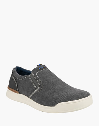 Kore Tour Canvas Plain Toe Slip On in GUNMETAL for $59.80