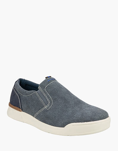 Kore Tour Canvas Plain Toe Slip On in BLUE for $59.80