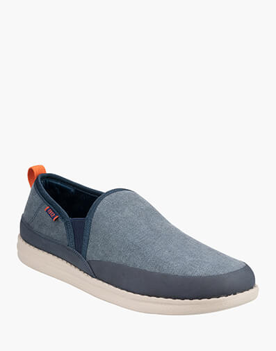 Brewski Slip On Plain toe Slip On in BLUE for $59.80