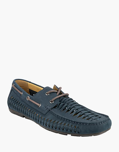 Cooper Lace Moc Toe Lace Driver in NAVY for $89.80