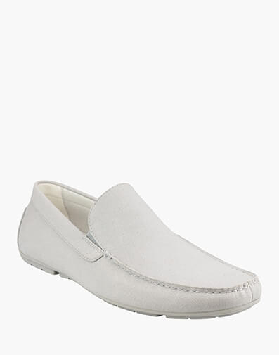 Crown Canvas Moc Toe Driver  in LIGHT GREY for $59.80