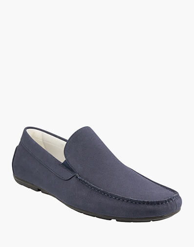 Crown Canvas Moc Toe Driver  in NAVY for $159.95