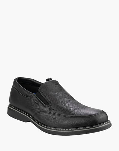 Otto Slip Moc Toe Slip  in BLACK for $99.95