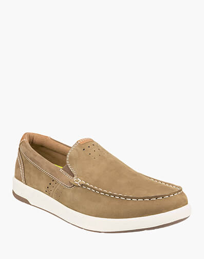 Crossover Slip On  Moc Toe Slip On in MUSHROOM for $199.95