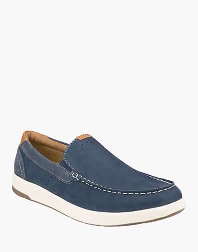 Crossover Slip On  Moc Toe Slip On in NAVY for $199.95