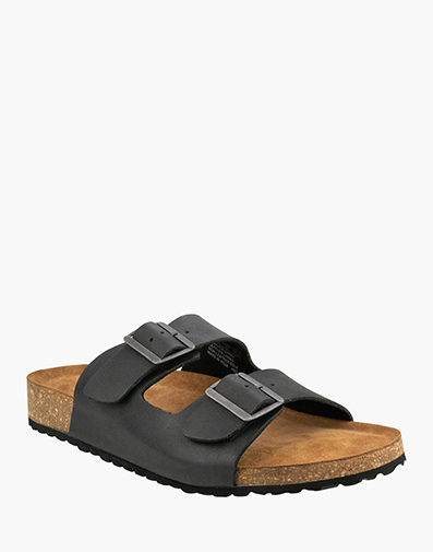 Marley Twin Strap Slide  in BLACK for $99.80