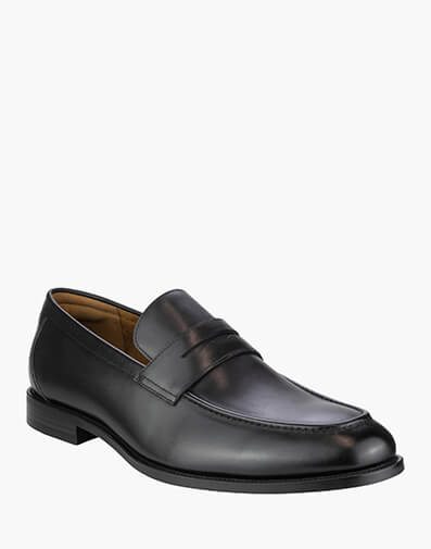 Rucci Penny Slip On Moc Toe Penny Loafer  in BLACK for $209.95