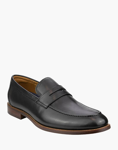 Rucci Penny Moc Toe Penny Loafer in BLACK for $139.95
