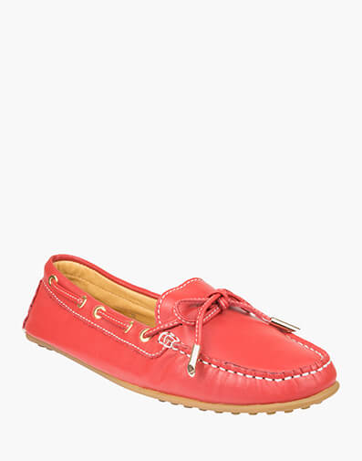 Connie Moc Toe Loafer in RUBY for $99.80