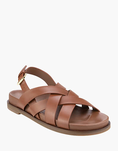 Hannah Open Toe Sandal  BROWN