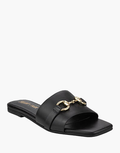 Shelby Open Toe Slide  in BLACK for $179.95