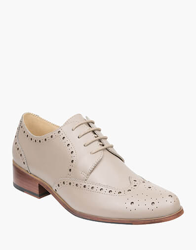 Miranda Wingtip Derby  in TAUPE for $119.80