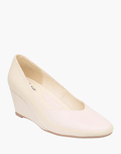 Jour Almond Toe Wedge in NUDE for $119.80