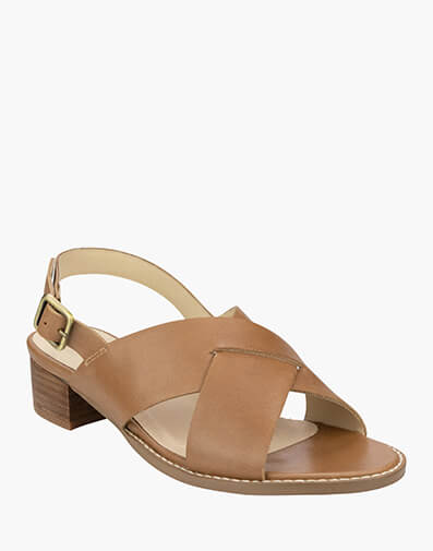 Myley Open Toe Slingback Sandal in COGNAC for $109.80