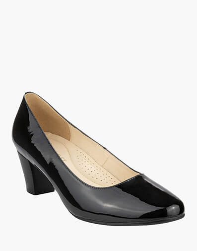 Jessica Flex Almond Toe Block Heel in MIDNIGHT for $149.95