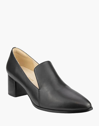 Yvette Point Toe Block Heel in BLACK for $159.96