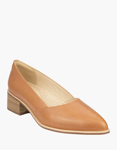 Phoebe Point Toe Block Heel 