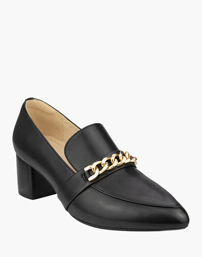 Yolanda Point Toe Block Heel in BLACK for $199.95