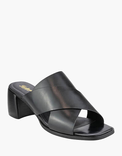Whitney Open Toe Block Heel in BLACK for $229.00