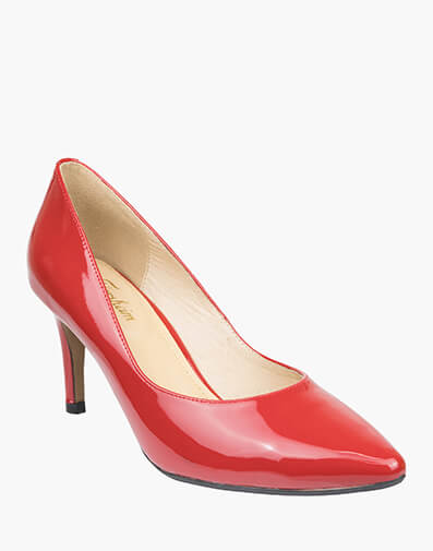 Scarlett Point Toe Pump Heel in RED for $119.80