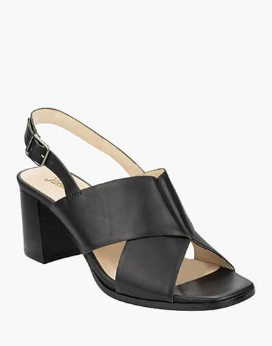 Winona Open Toe Block Heel in BLACK for $119.80