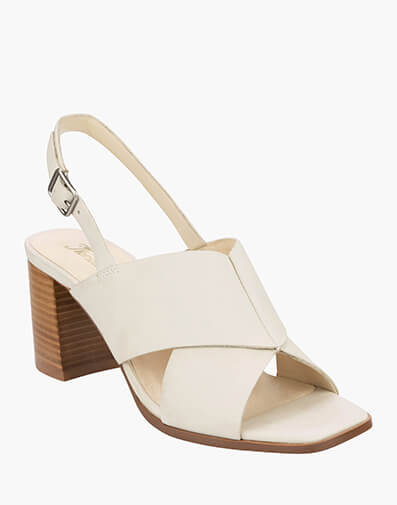 Winona Open Toe Block Heel in BONE for $89.80
